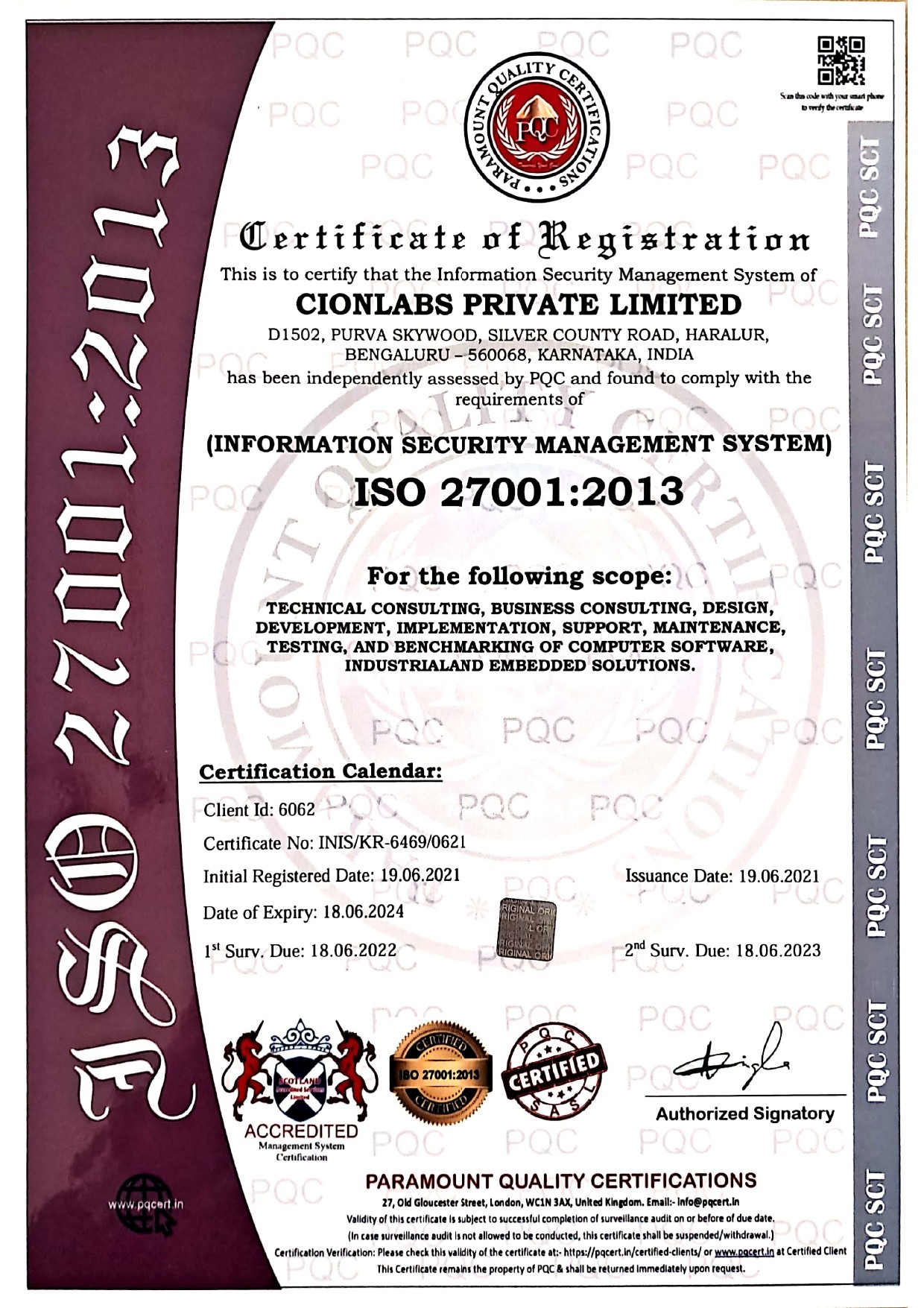 ISO27001:2013  About Us ISO27001